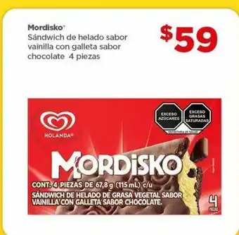 Bodega Aurrerá Sandwich de helado mordisko oferta