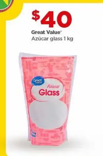 Bodega Aurrerá Azúcar glass great value kg oferta
