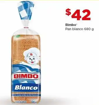 Bodega Aurrerá Pan blanco bimbo 680g oferta