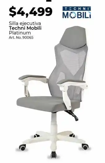 Office Depot Silla ejecutiva techni mobili platinum oferta