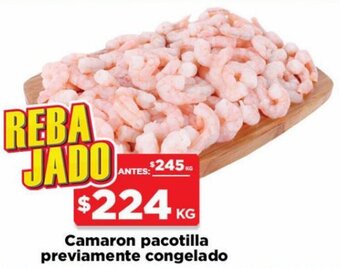 HEB Camaron Pacotilla Previamente Congelado oferta