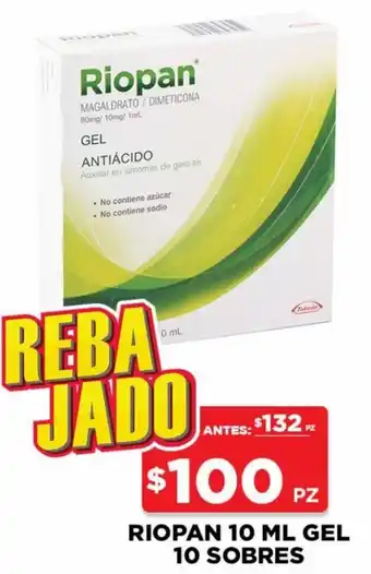 Riopan 10ml Gel 10 Sobres