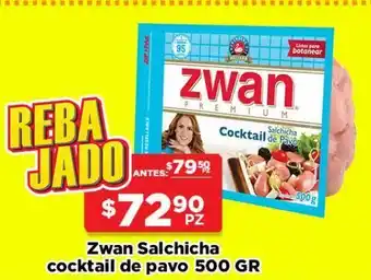 HEB Zwan salchicha cocktail de pavo 500 gr oferta