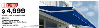 Sodimac Homecenter Estructura de toldo plegable 395 x 250 m s/rollo de tela oferta