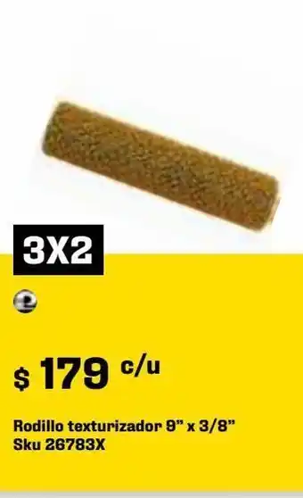 Sodimac Homecenter Rodillo texturizador 9" x 3/8" oferta