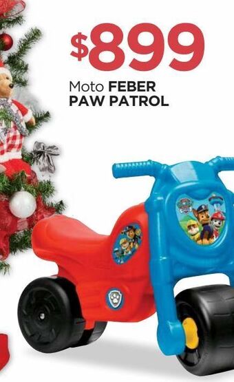 Chedraui Moto feber paw patrol oferta