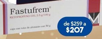 Farmacia San Pablo Fastufrem gel 2.5gr tub c/50gr oferta