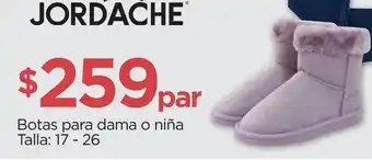 Botas para dama o niña jordache