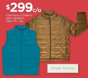 Chedraui Chamarra o chaleco para caballero oferta