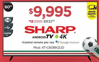 Chedraui Sharp android tv 4k oferta