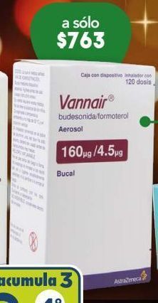 Farmacia San Pablo Vannair aer 160/4.5 mcg caj c/120d oferta