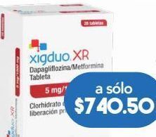 Farmacia San Pablo Xigduo xr tab 5/1000mg caj c/28 oferta