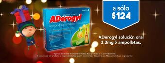 Farmacia San Pablo Aderogyl 15 oral sol 3.3mg caj c/5 oferta