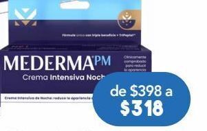 Farmacia San Pablo Mederma crema intensiva de noche c/20gr oferta