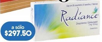 Farmacia San Pablo Radiance com 30mcg/3mg caj c/28 oferta