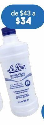 Farmacia San Pablo Le roy alcohol desnaturaliza 70° c/500ml oferta