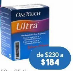 Farmacia San Pablo One touch ultra tiras caj c/25pz oferta