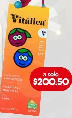 Farmacia San Pablo Vitalica kids jar mango c/250ml oferta