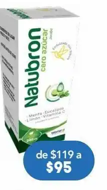 Natubron jarabe cero azúcar c/240ml