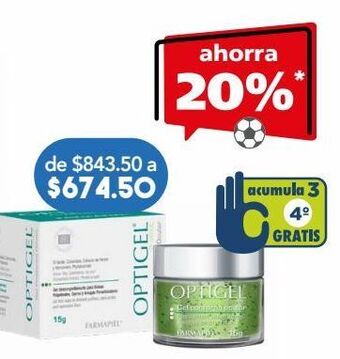 Farmacia San Pablo Optigel gel contorno ocular tarr c/15gr oferta