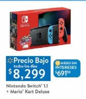 Walmart Nintendo switch oferta