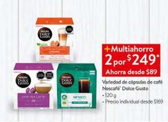 Walmart Variedad de cápsulas de café dolce gusto oferta