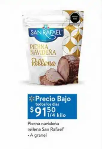 Walmart Pierna navideña rellena san rafael oferta
