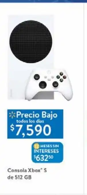 Walmart Consola xbox s oferta
