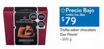 Walmart Trufas sabor chocolate 200g oferta