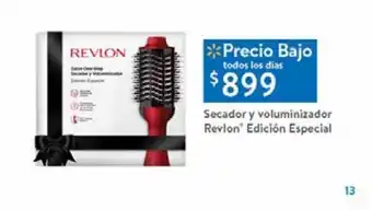 Walmart Secador y voluminizador revlon oferta