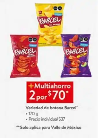 Variedad de botana barcel 170g