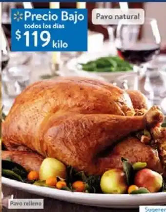 Walmart Pavo natural oferta