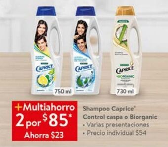 Walmart Shampoo caprice oferta