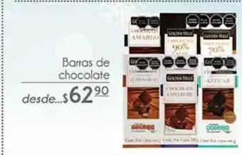 Fresko Barras de chocolate golden hills oferta