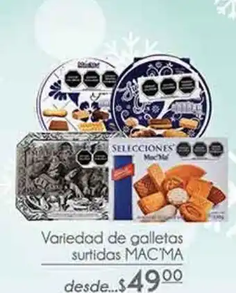 Variedad de galletas surtidas mac'ma