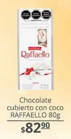 La Comer Chocolate cubierto con coco raffaello 80g oferta