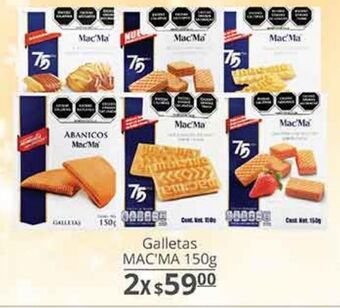 La Comer Galletas mac'ma 150g oferta