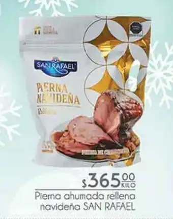 Pierna ahumada rellena navideña san rafael kilo