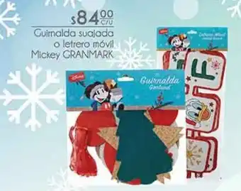 Fresko Guirnalda suajada o letrero movil mickey granmark oferta