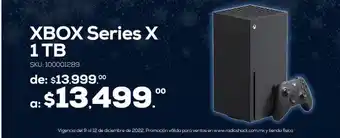 RadioShack Xbox series x oferta