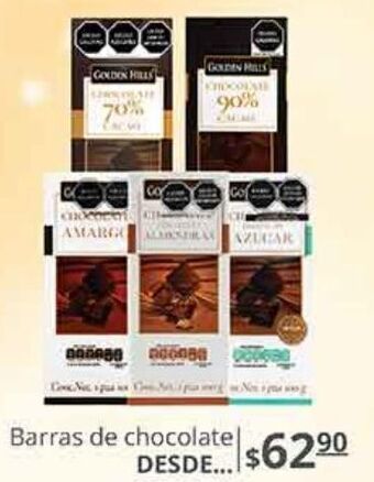 La Comer Barras de chocolate oferta