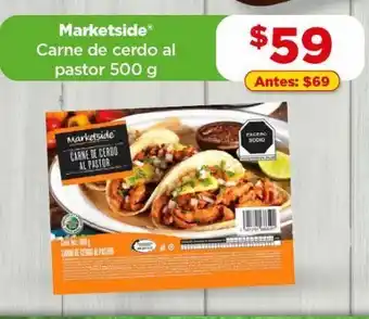 Bodega Aurrerá Marketside carne de cerdo al pastor 500g oferta