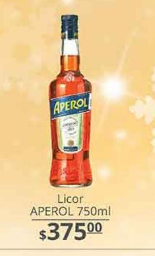 La Comer Licor aperol 750ml oferta