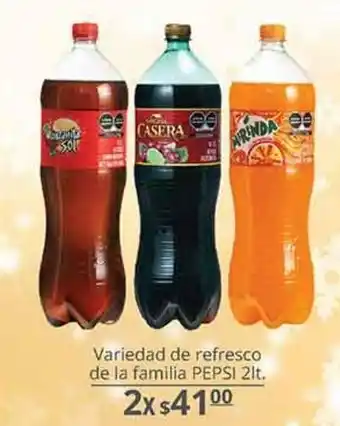 La Comer Variedad de refrescos pepsi 2l oferta