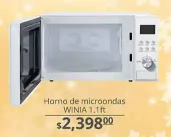 Horno de microondas winia 1,1ft