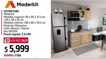 Sodimac Homecenter Cocina integral 1.50 metros ribe oferta