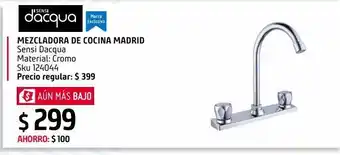 Mezcladora de cocina al mueble madrid
