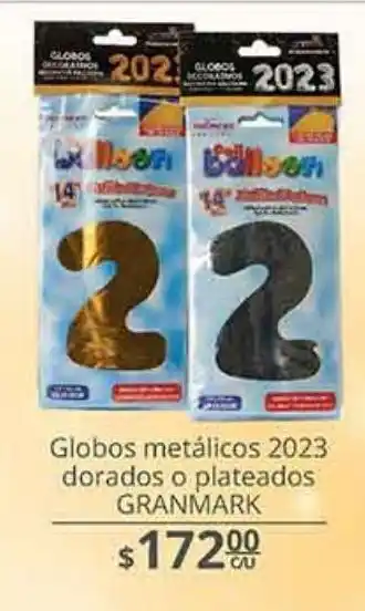 Globos metálico 2023 granmark