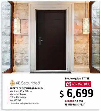 Sodimac Homecenter Puerta de seguridad dublín oferta