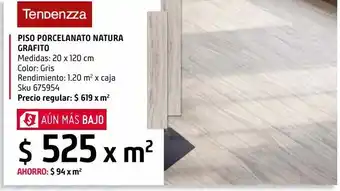 Sodimac Homecenter Piso porcelanato natura grafito oferta